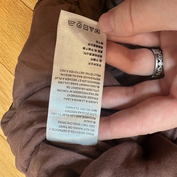 NWT Free People Elegant Black and Mauve Embroidered Floral Dress - Picture 14 of 15